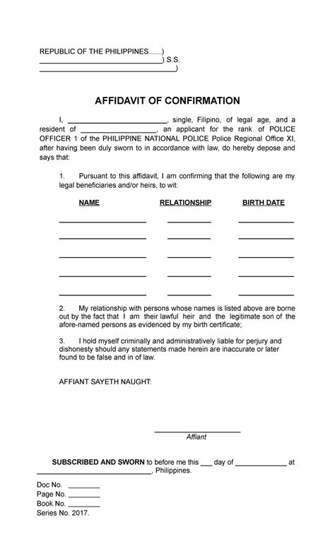 affidavit of confirmation pnp applicant|dprm.pnp.gov.ph.